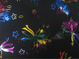 Black Gorgeous Pictures Printing Fabric for Household /Bags