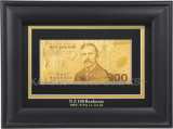 Gold Banknote (one sided) - N. Z 100 (JKD-1GBF-11)