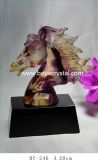 Glass Horse Decoration in Home and Office (BY-246)