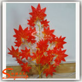 Ome Decoration Artificial Silk Cloth Maple Tree Leaves