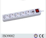 CE Approved 5 Way Extension Socket with 2 USB Ports