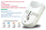 4-in-1 Pest Repeller (plug-in type)