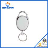 Kr023 Metal Chrom Plated Metal Keychain for Promotion Gift