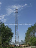 Galvanized Microwave Telecommunication Steel Tower
