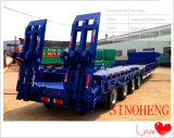 Low Bed Semi Trailer with 4 Axle