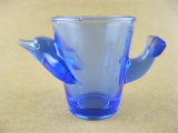 The Blue Glass Wine Cup, Shot Glass, The Dolphins Glassware
