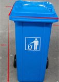 L555xw470xh950mm Plastic Dustbin with 120L