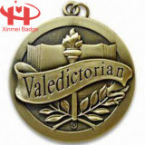 Customized Souvenir Sports Medal with Ribbon - 2inch Diameter - Antique Finished - No MOQ - Die Casting Zinc Alloy Medal