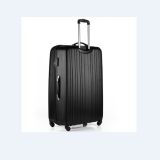 Elegant Black ABS Trolley Luggage Set