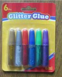 6ml Glitter Glue 6PCS Blister Packing