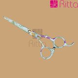 Flower Titanium-Coated Hair Cutting Scissors /Hairdressing Scissors (RS3022)