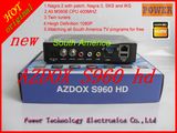 Full HD Satellite Receivernagra 3 Azdox S960 with Twin Tuner