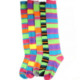 Fashion Striped Women Knee High Socks/Stockings Ws-79