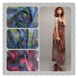 Polyester Crepe Chiffon, 75D with Prited
