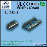 2.54mm Solder Type Machine Pin IC Socket