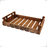 Durable Rustic Wood Tray for Collection and Decoration