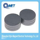 Round Black Ferrite Material Permanent Magnet