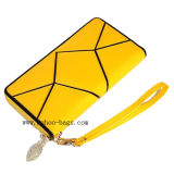 Fashion Real Leather Wallet for Lady (MH-2066 yellow)