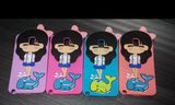 Cute Girl Cartoon Cheap Soft Silicone Mobile Case (BZ-SC061)