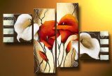 Hand Painted Abstract Flower Decoration Wholesaler