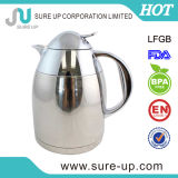 Egg Shape Stainless Steel Lever Pump Vacuum Water Jug with Zinc Alloy Handle