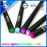 7 Inch Customized Black Wooden Pencil with Diamond