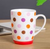 350ml Ceramic Gift Cup with Colorful Circles