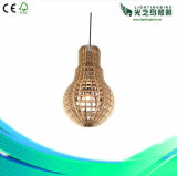 Lightingbird UL Bulb Wood Pendant Lamp Droplight Decoration (LBMP-DP)