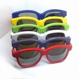 Plastic Circular Polarized 3D Glasses as Cinema Eyewear