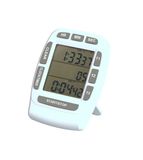 Digital Timer Large LCD 3 Channel Digital Timer, Kitchen Timer, Count Down/up Timer