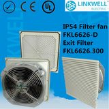 China Hot Selling Dust Proof Air Cooling Fan Filter with CE RoHS IP54 Certificate for Power Distribution Control Box (FKL6626-D)