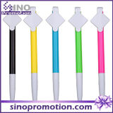 Plastic Ballpoint Pen with Blank Clip for Advertising Promotion