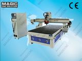 CNC Woodworking Machinery with Two Carousel Tools Changer