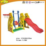 Children Indoor Plastic Slide with Swing