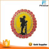 Wholesale Remembrance Day Gifts Metal Poppies Pin Badge