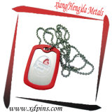 Cheap Aluminum Dog Tags with Rubber Eage