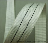 4.2cm White Two Black Polyester Ribbon