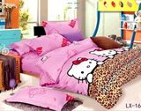 The Cartoon Series of Bedding Chinese Manufacturing 2015 New Cotton Fabric Flange Four Piece Suit Bedroom Supplies Set (ZHSHDL)