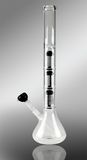 Black Triplex 6 Forks Tree Branches Filter Glass Smoking Tobacco Ash Catcher Hookah