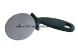 Round Stainless Steel Pizza Cutter, TPR Coating Handle