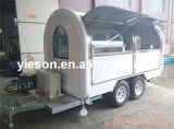 Yieson High Quality Ice Cream Cart Refrigerator Cart Beverage Trailer