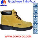 Suede Leather Rubber Soled Safety Work Footear (GWRU-GB043)