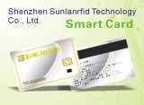 2014 Cmyk Printing PVC Magnetic Stripe Contact Smart Card