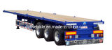 40' Flatbed Trailer with 3 Axle (Single tire and Air Suspension), Krean Trailer