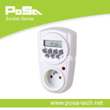 French Programmable Electrical Socket Timer (PS-50/SF12A)