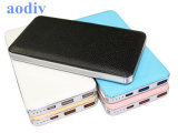 Leather Case Polymer Battery Power Bank 10000mAh