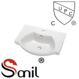 Bathroom Cabinet Ceramic Sink with Cupc Certification (SN1540-60)