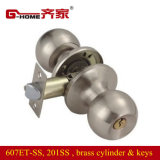 Stainless Steel Ball Lockset (607ET-SS)