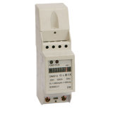 35mm DIN Rail Single Phase Electric Meter with Reset Function