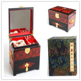 Lacquer Painting Wedding Wooden Jewelry Box Set